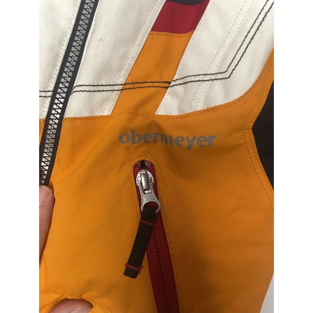 Obermeyer Kids Ski Jacket Size 1‎ I-Grow Toddler Winter Coat Orange Hood
